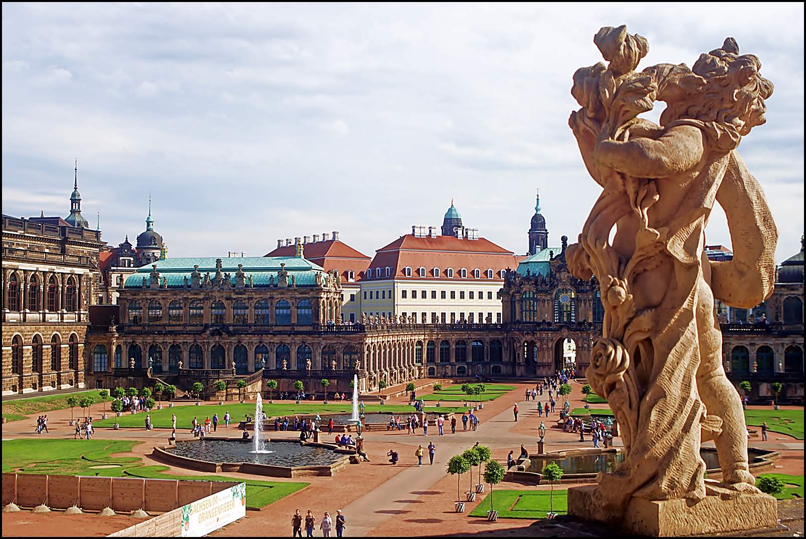 Dresdner Sichten 1 - Zwingergarten und Taschenbergpalais