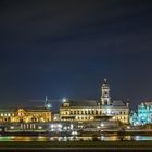 Dresdner Skyline bei Nacht