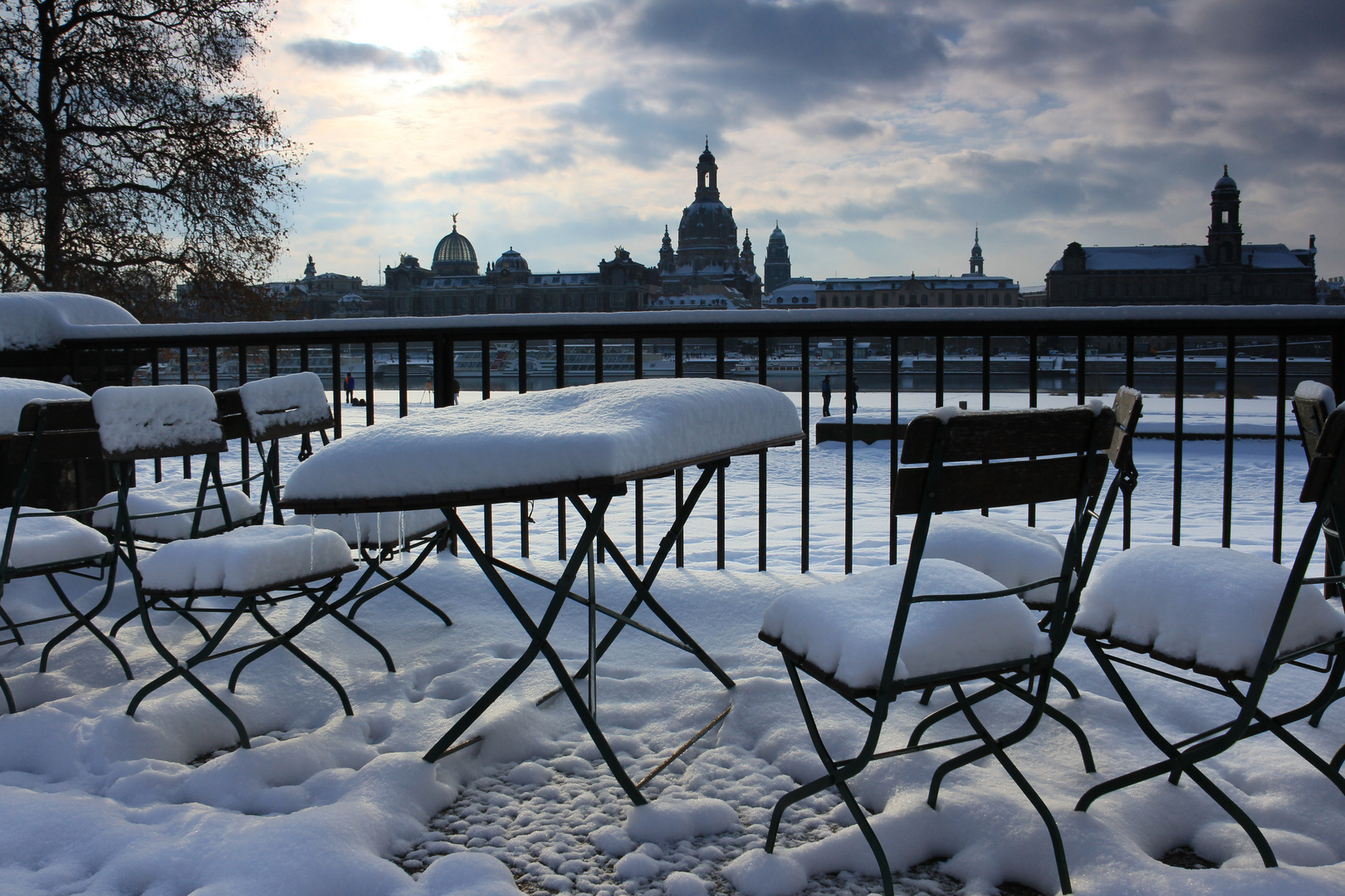 Dresdner Winterlandschaft