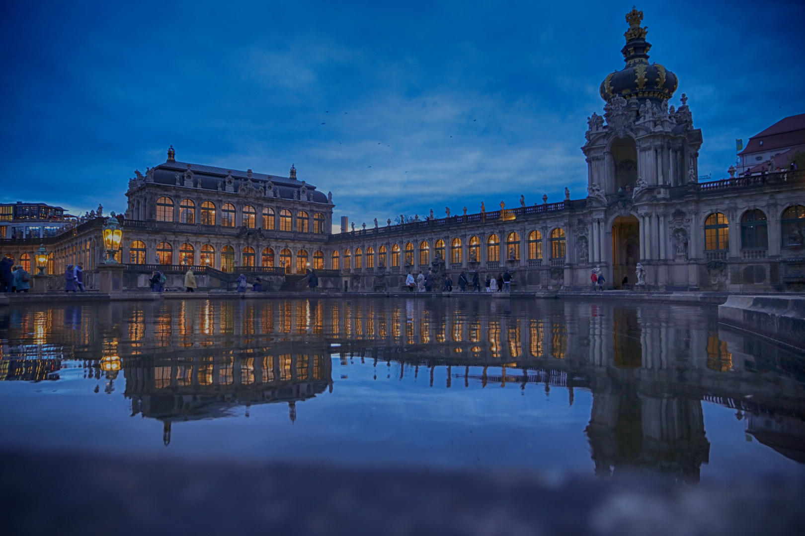 Dresdner Zwinger am Abend...