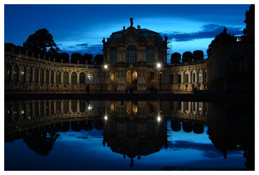 Dresdner Zwinger am Abend