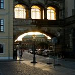 Dresdner Zwinger  im Abendlicht