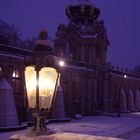 Dresdner Zwinger im Schnee