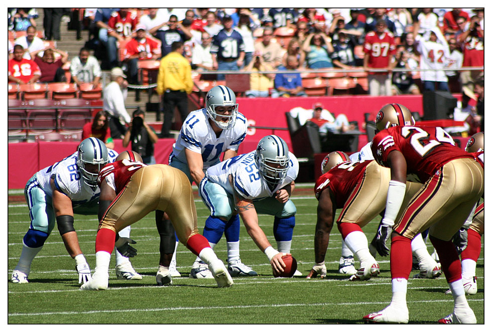 Drew Bledsoe behind Center