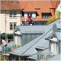 DRF Luftrettung in Lörrach (Landung)