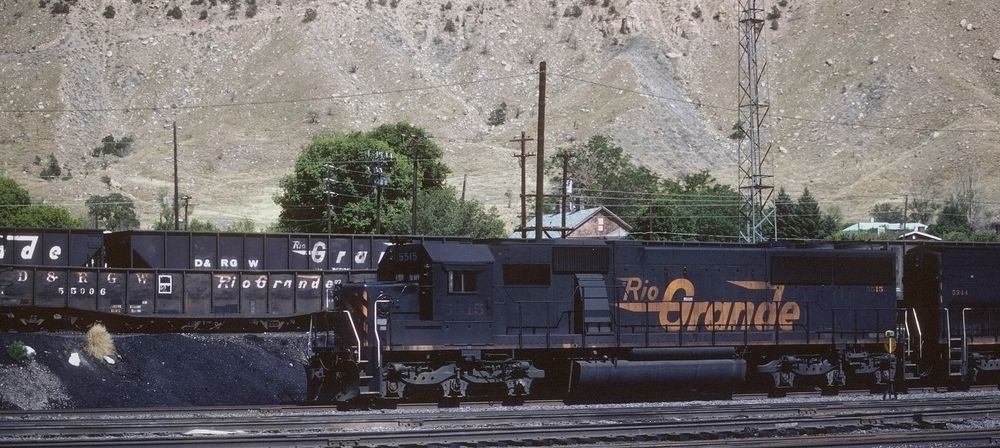 D&RGW SD50 #5515 im Yard (Denver & Rio Grande Western) in Helper, UT, USA