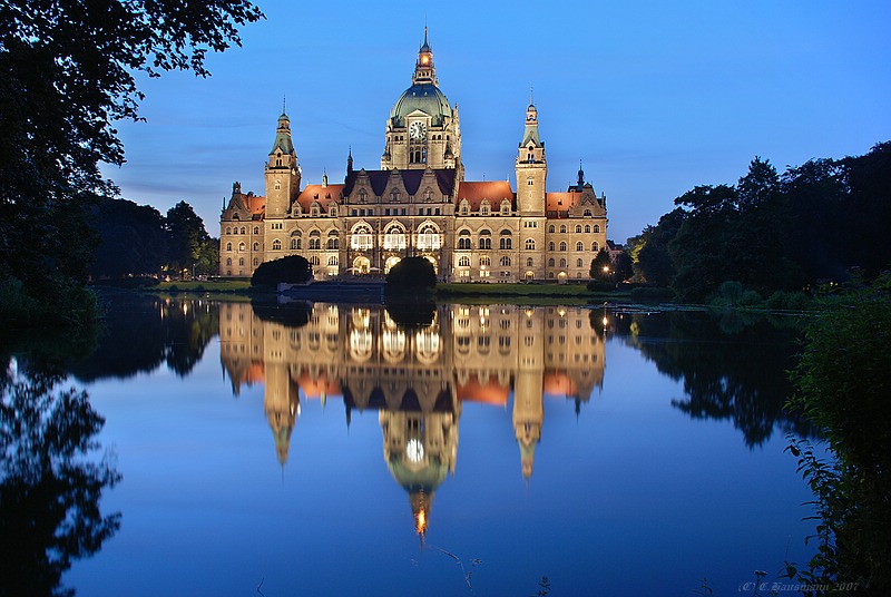 DRI vom neuen Rathaus aus Hannover