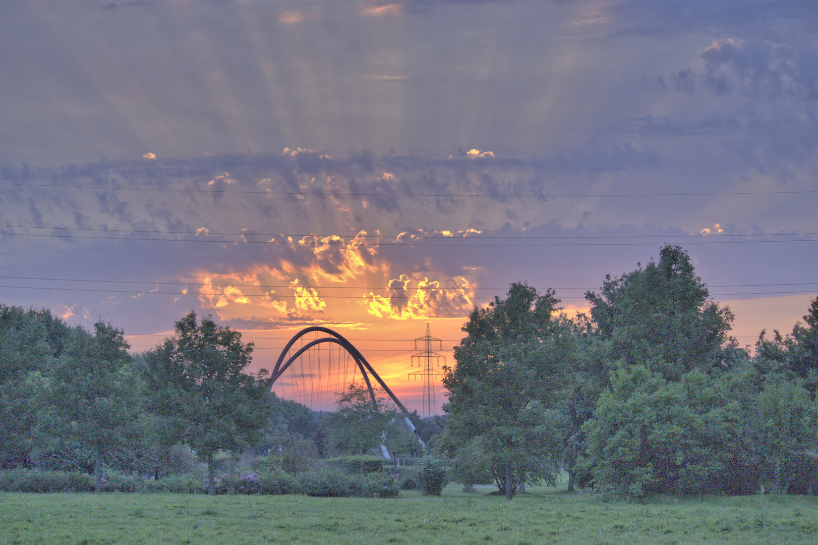 DRI vom Sonnenuntergang