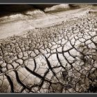 Dried mud in a canyon, Utah, USA