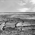 dried salt lake