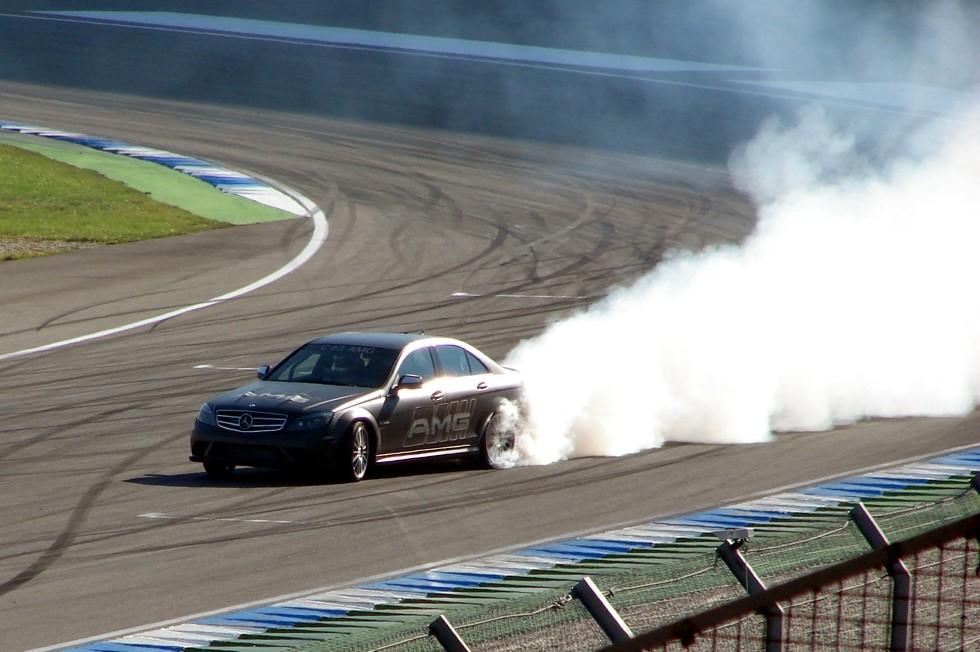 Drift durch Hockenheim