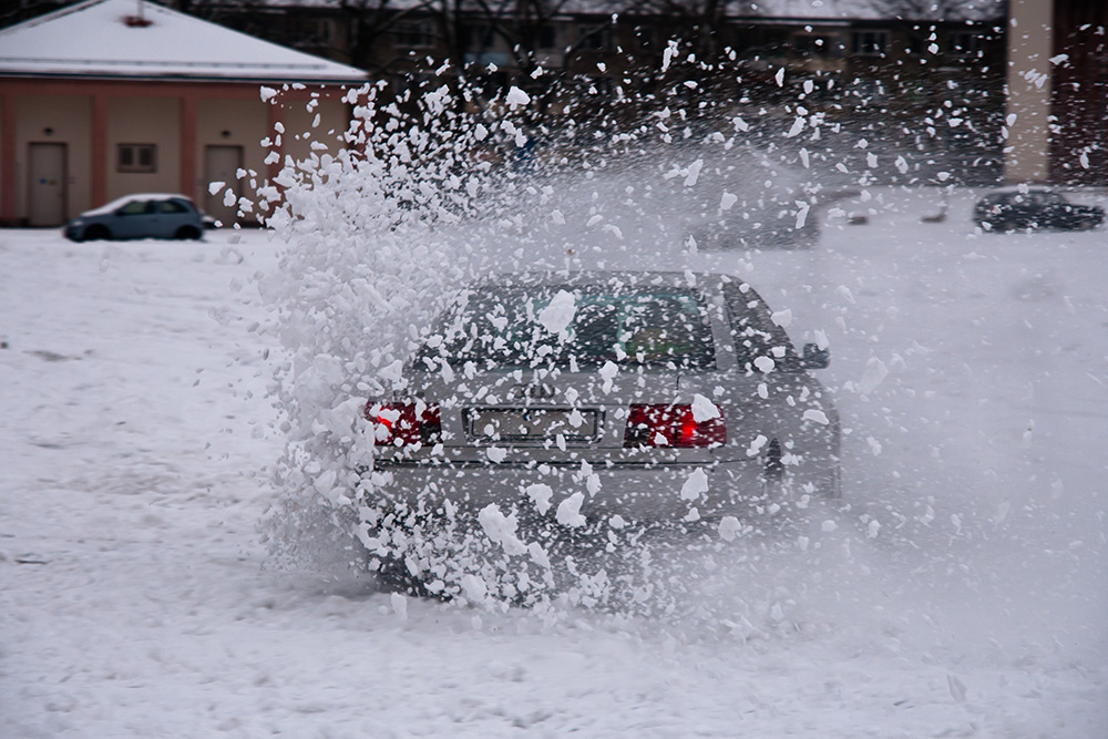 Drift im Schnee