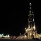 Drilling Rig at night