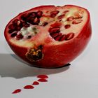 Dripping pomegranate