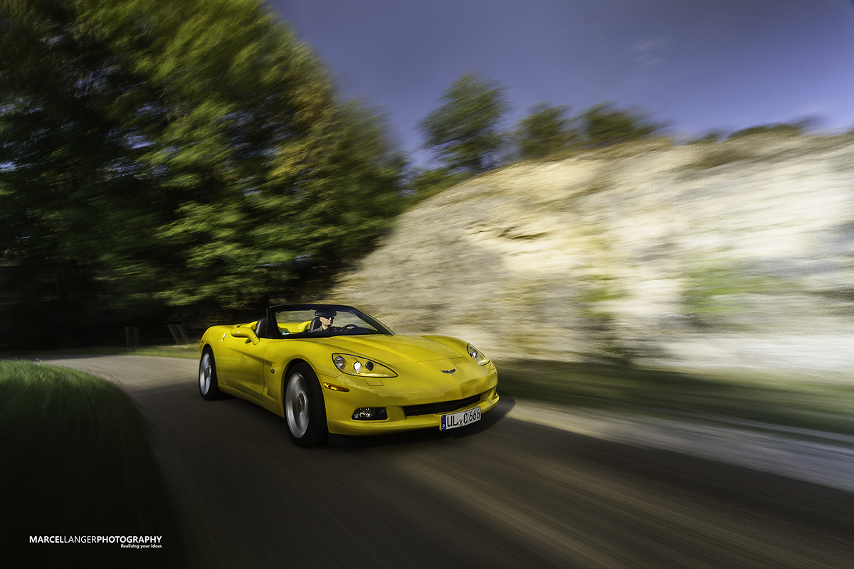 driving Corvette C6