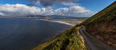 Driving down to Rossbeigh beach