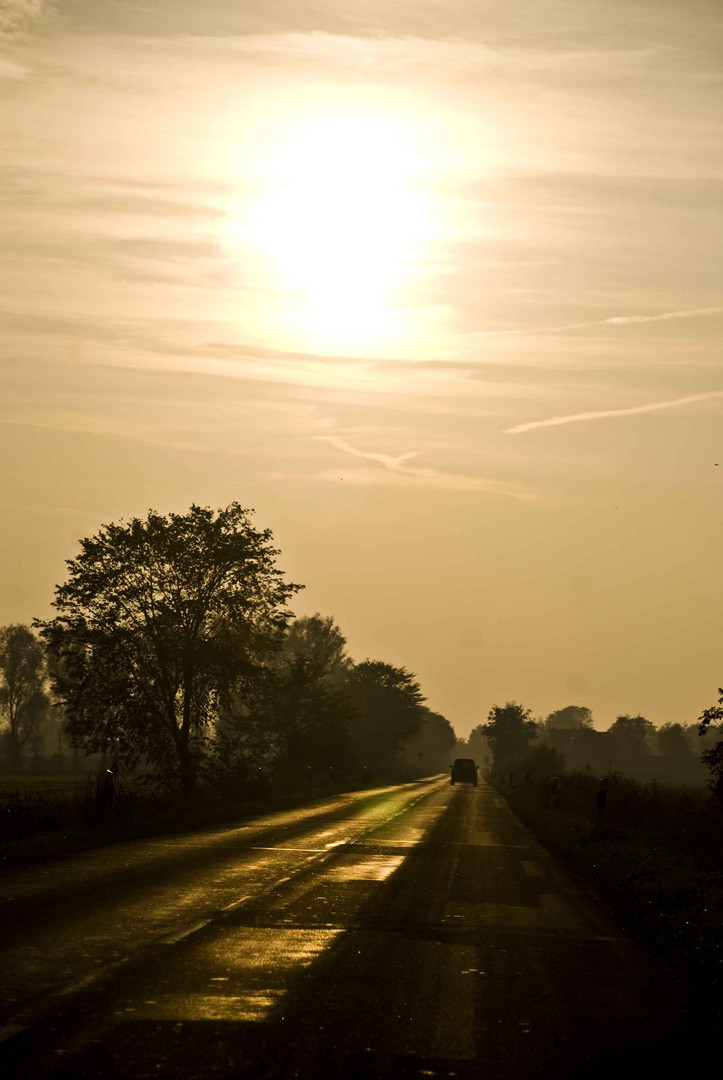 driving home