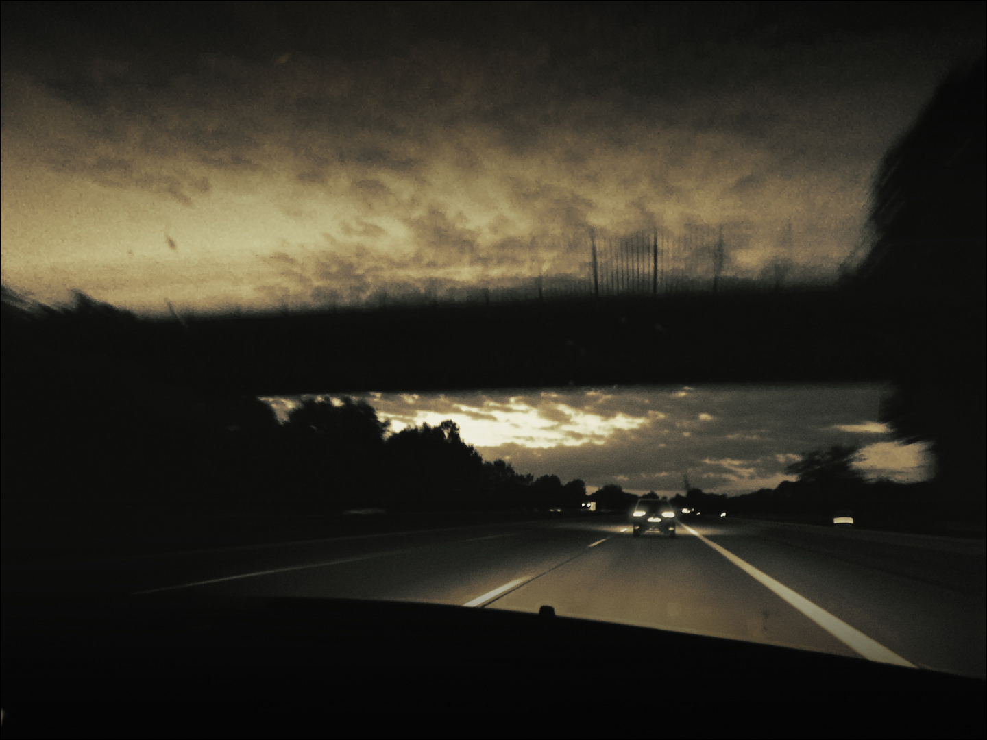 driving home ...