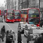 Driving through Oxford Street