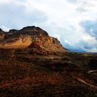 Driving through the Desert of Nevada