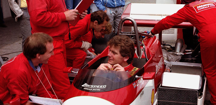 Dr.Jonathan Palmer (GB.) Zakspeed.F.1