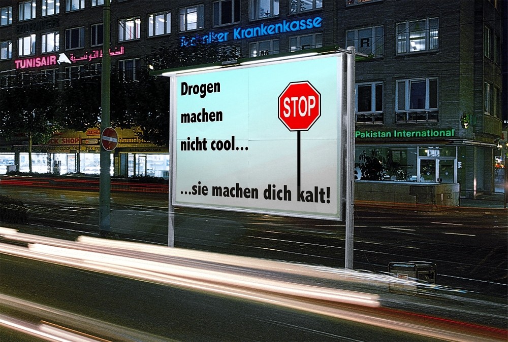 Drogen machen nicht cool...