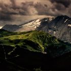 Drohende Stimmung am Sella Joch (Süd Tirol)