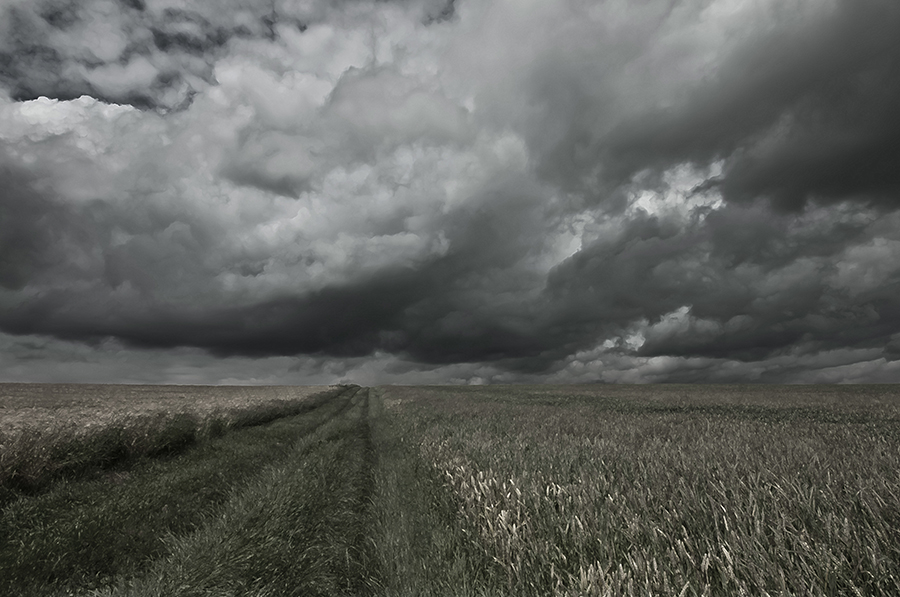 Drohende Wolken