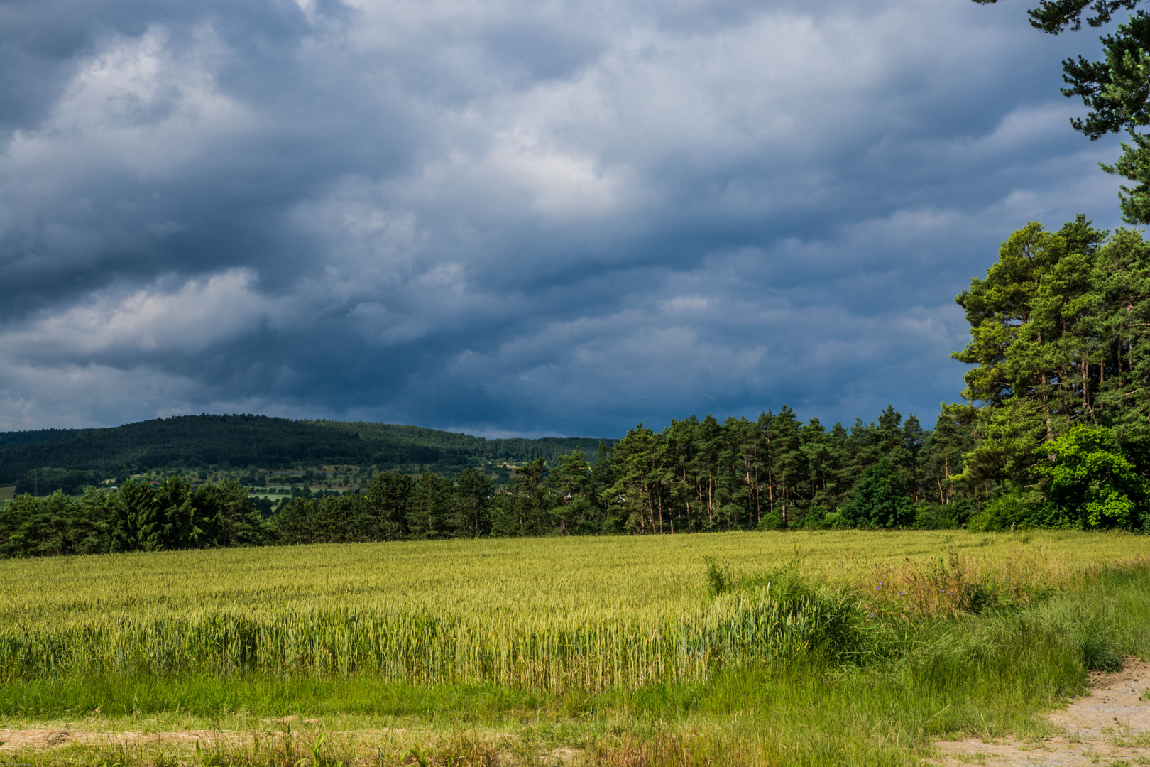 Drohende Wolken