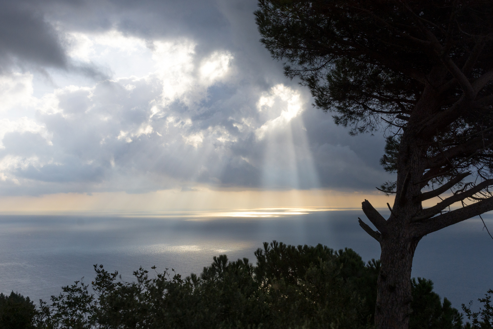 Drohende Wolken