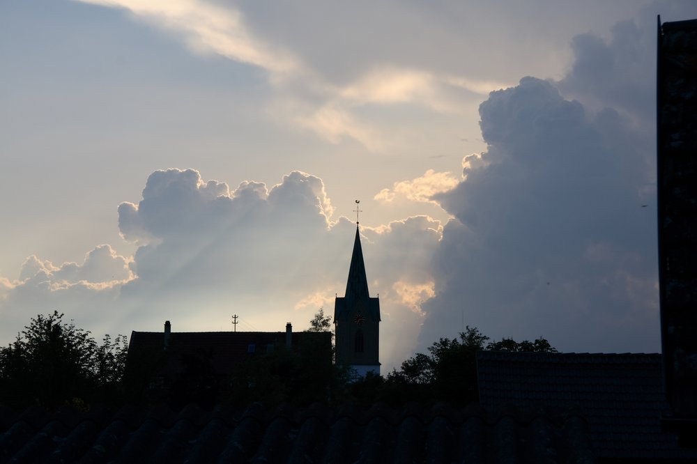 drohendes Gewitter