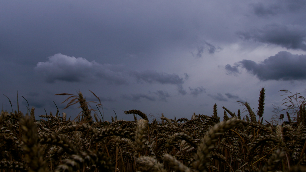 drohendes Unwetter