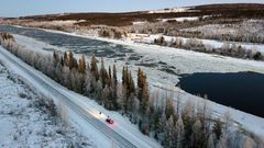 Drohne über Lappland