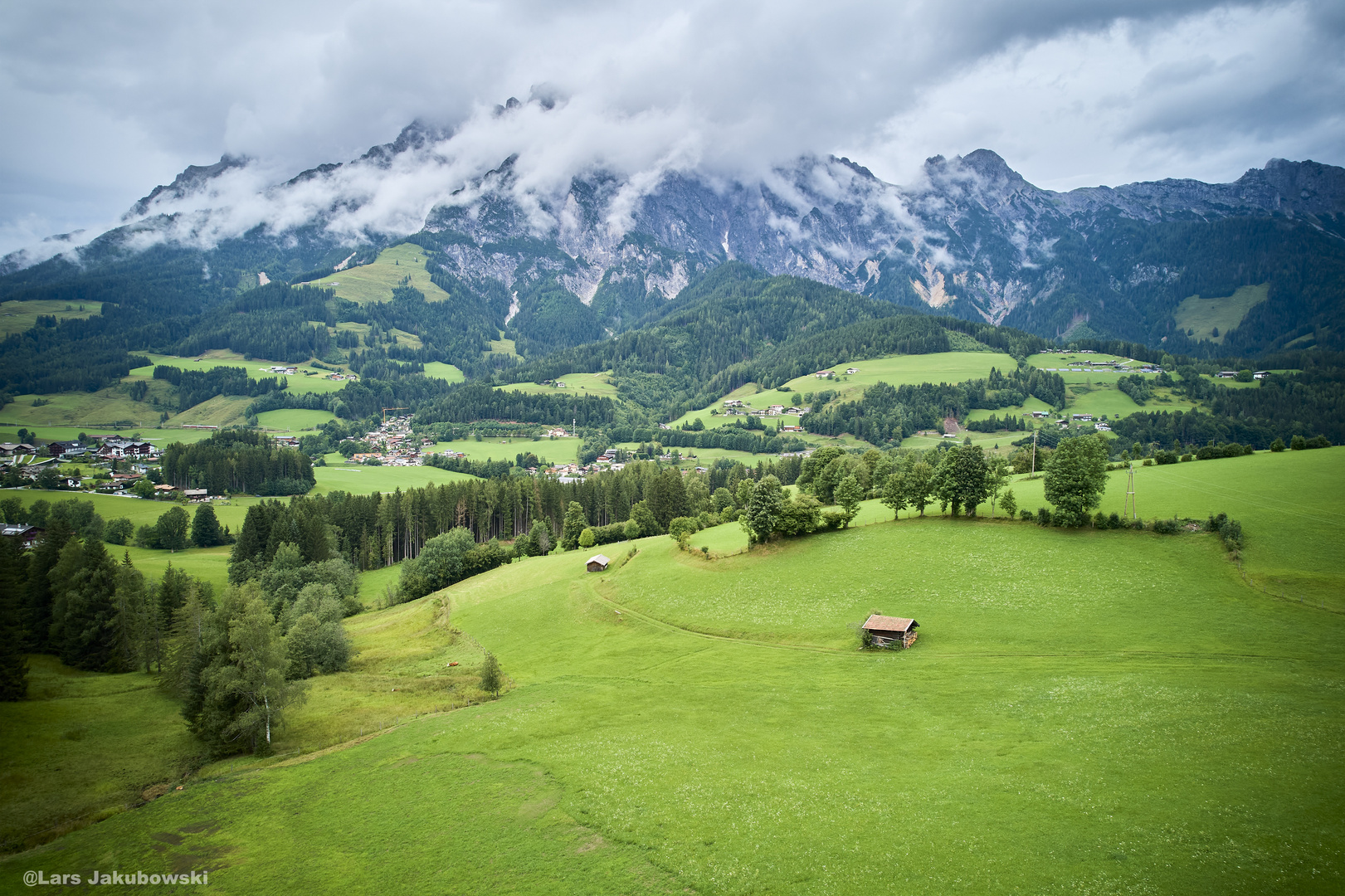 Drohne über Leogang