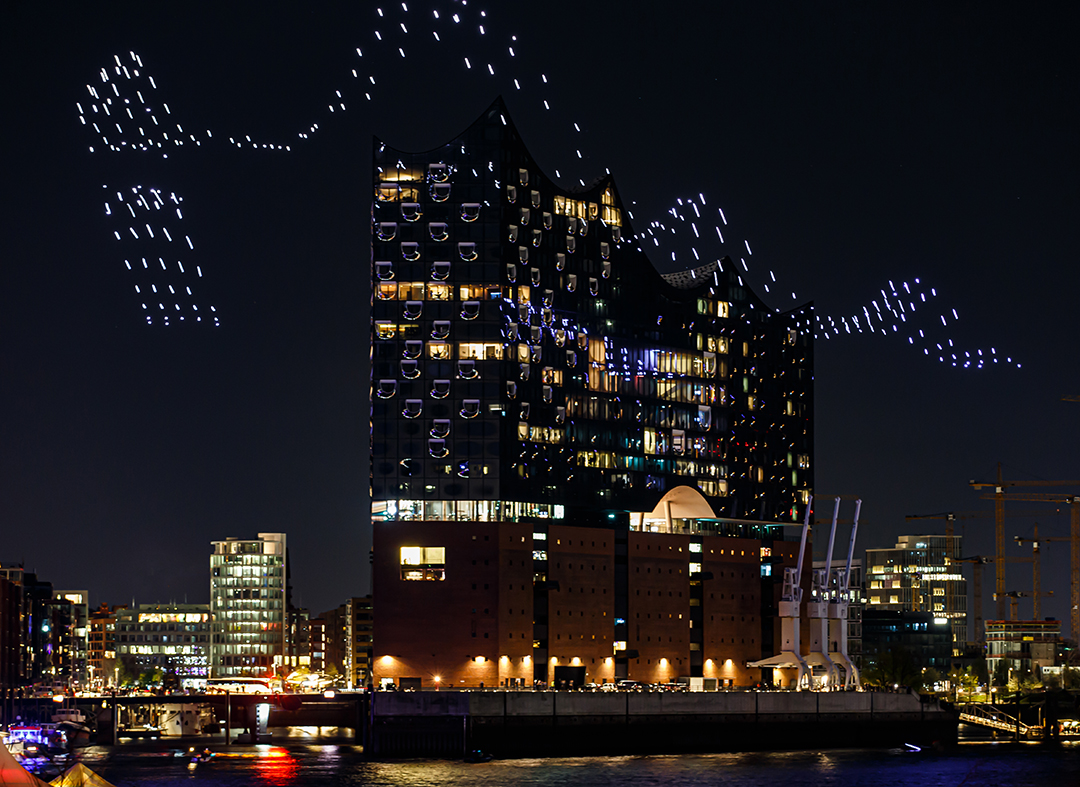 Drohnen an der Elbphilharmonie 2