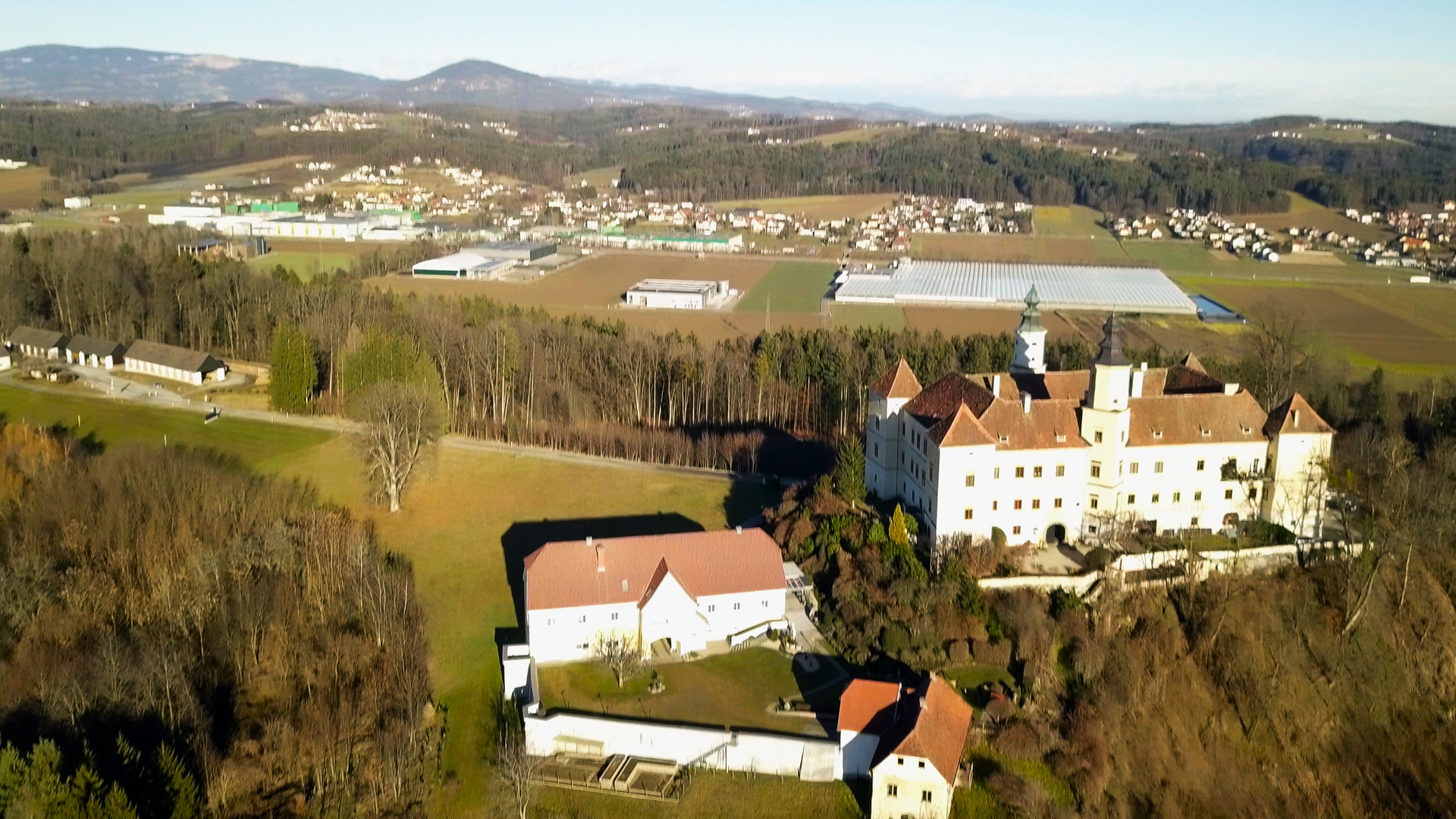 Drohnenfoto Freiberg bei Gleisdorf