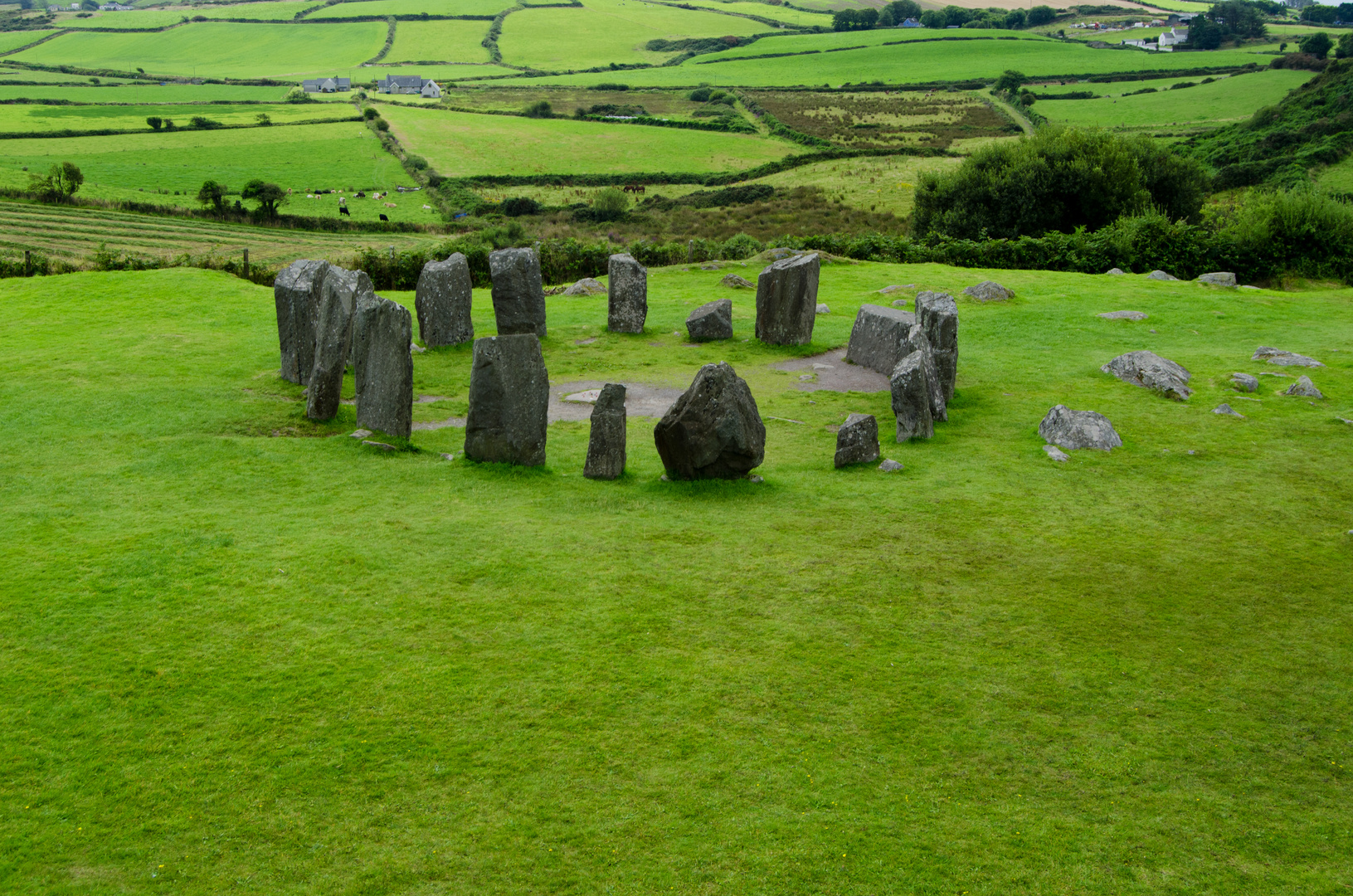 ... Drombeg Stone Circle color ...