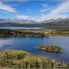 Dronen-Impression  Kvamfjell mit Blick ins Rondane Gebirge; Norwegen Camper-Reise Juli 2018