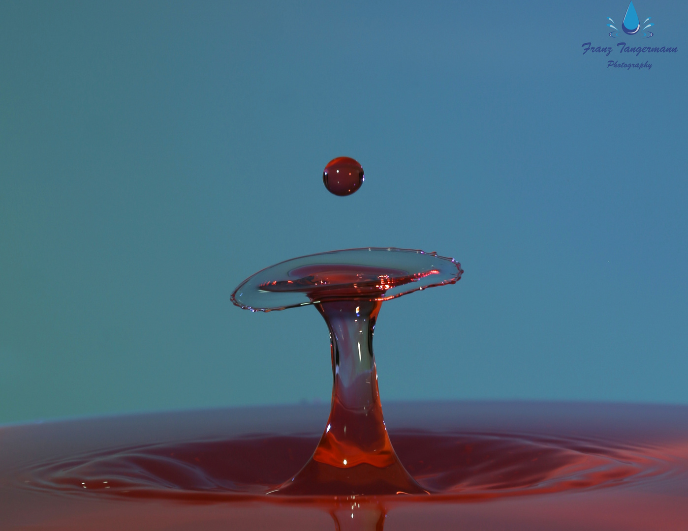 Drops of red