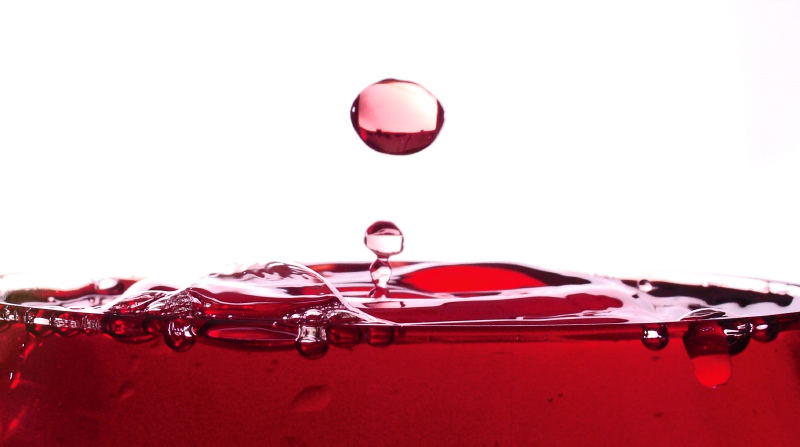 drops of wine