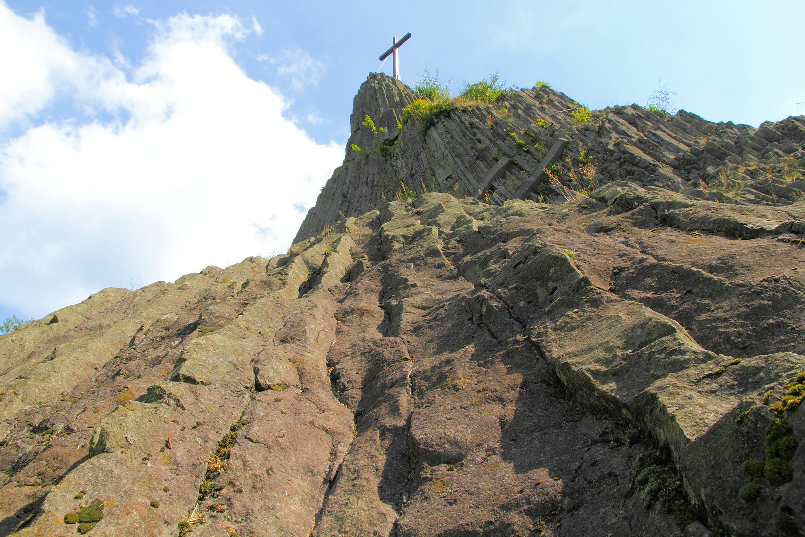 Druidenstein, Herkersdorf.......Hinauf zum Gipfel!