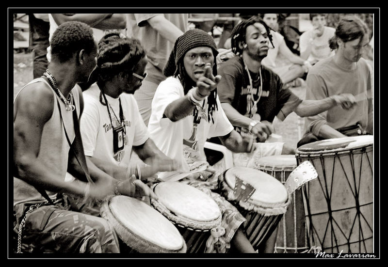 Drum Session in Sunsplash Reggae Festival