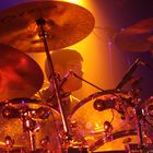 Drummer in lights