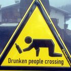 Drunken crossing...