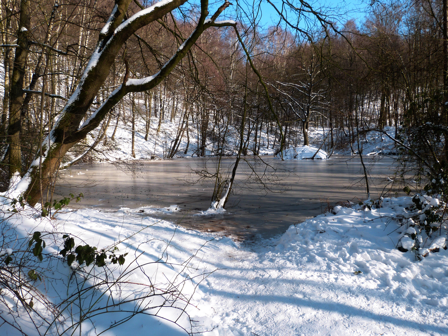 Drususquellsee im Winter