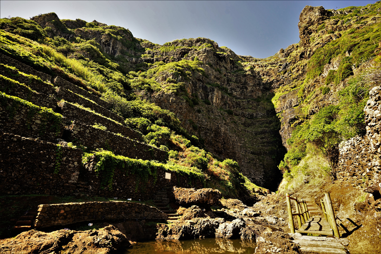 Dry Waterfall