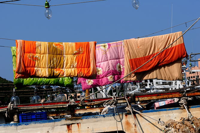 Drying quilts