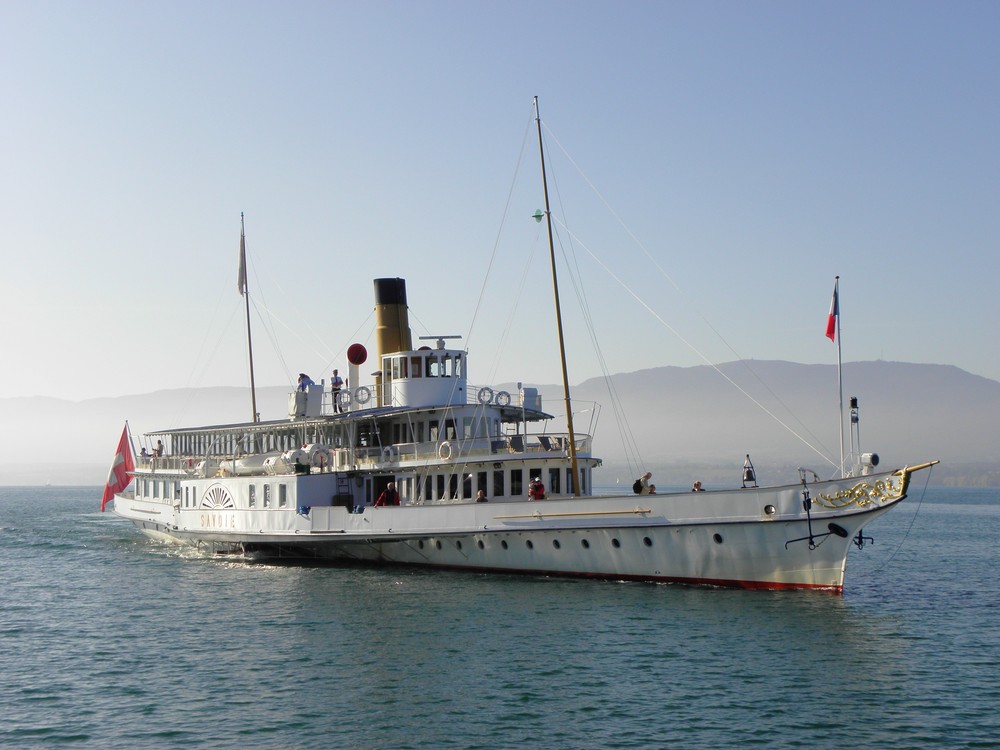 DS Savoye, Dampfschiff auf dem Genfersee