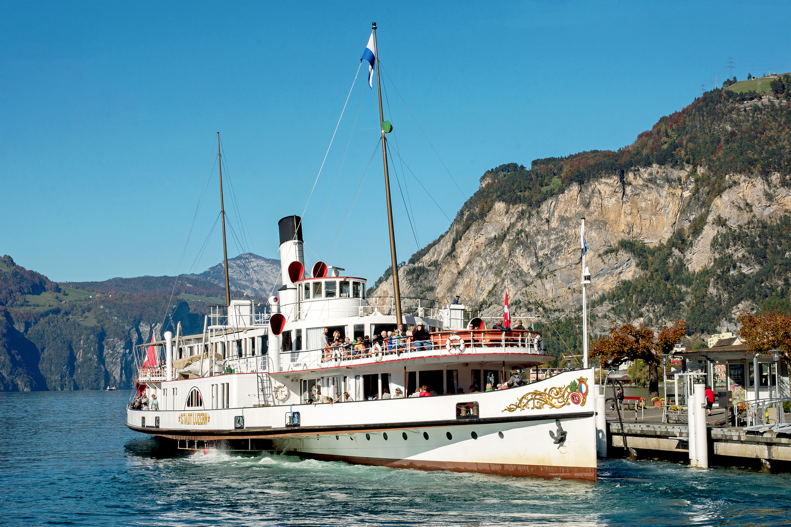 DS Stadt Luzern Flüelen Vierwaldstättersee 16.10.2017