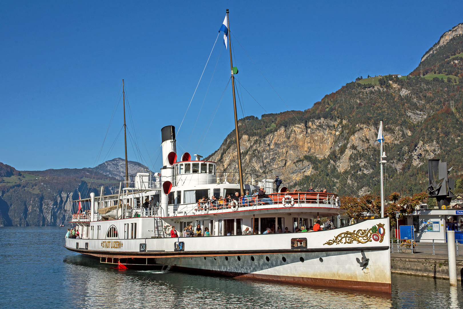 DS Stadt Luzern Schifffahrtsgesellschaft Vierwaldstättersee 